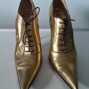 Cesare Paciotti heeled oxfords